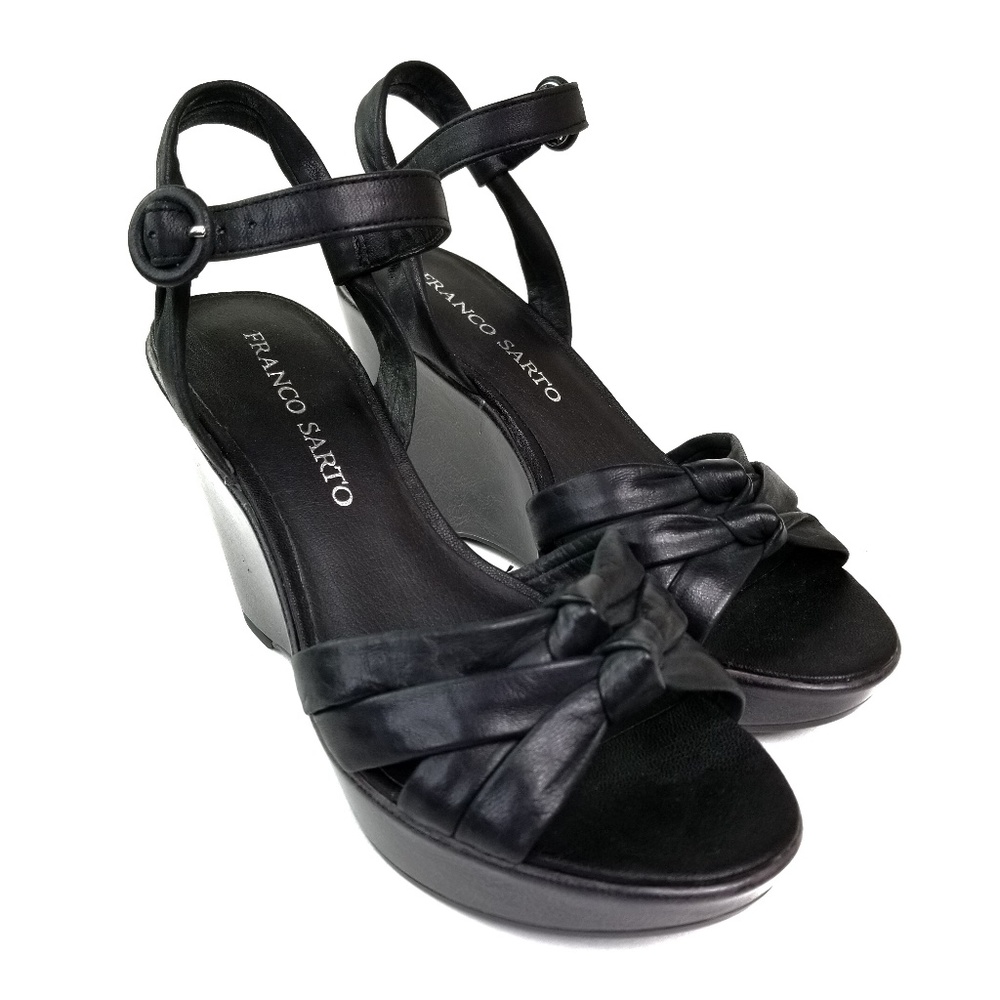 Franco Sarto 'Buster' Leather Wedges  VGC